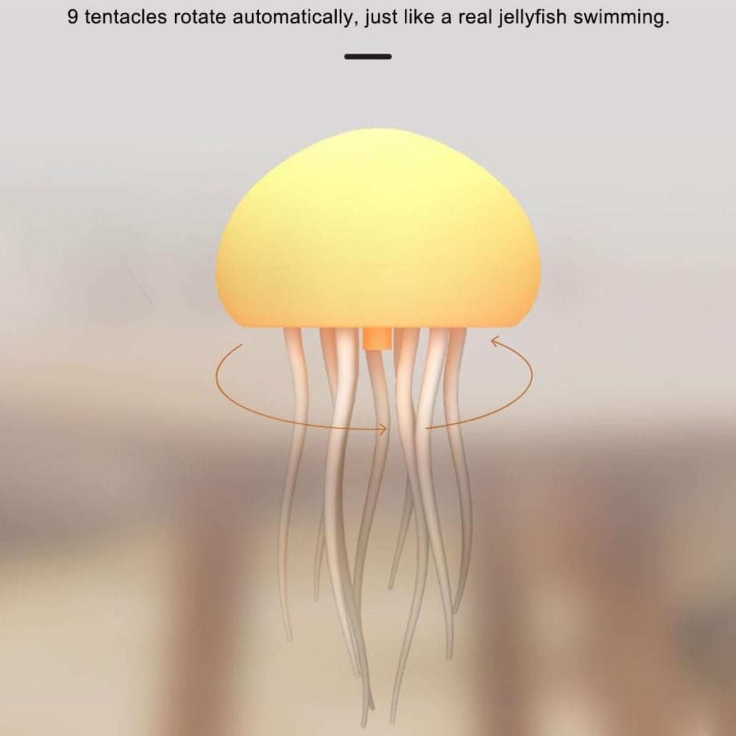 “Aesthetic Jellyfish Night Lamp”